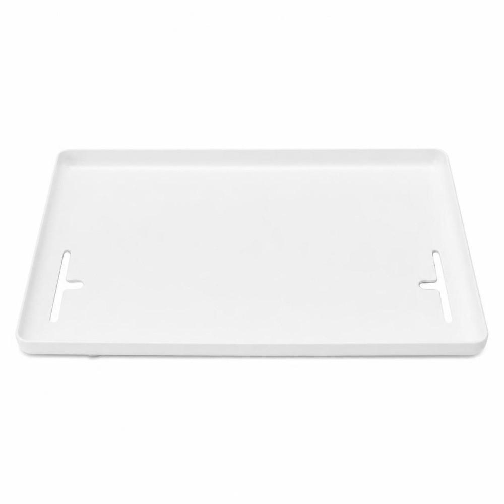 White Bed Tray Cable Management Nightstand Organizer Space-Saving Bedside Shelf  Top Bunk
