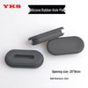 Carbon Fiber Bicycle Frame Plug - Oval Waterproof Dust Cover (20x8mm)