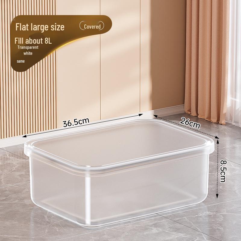 Clear Plastic Storage Box for Toys, Snacks, and Clothes 