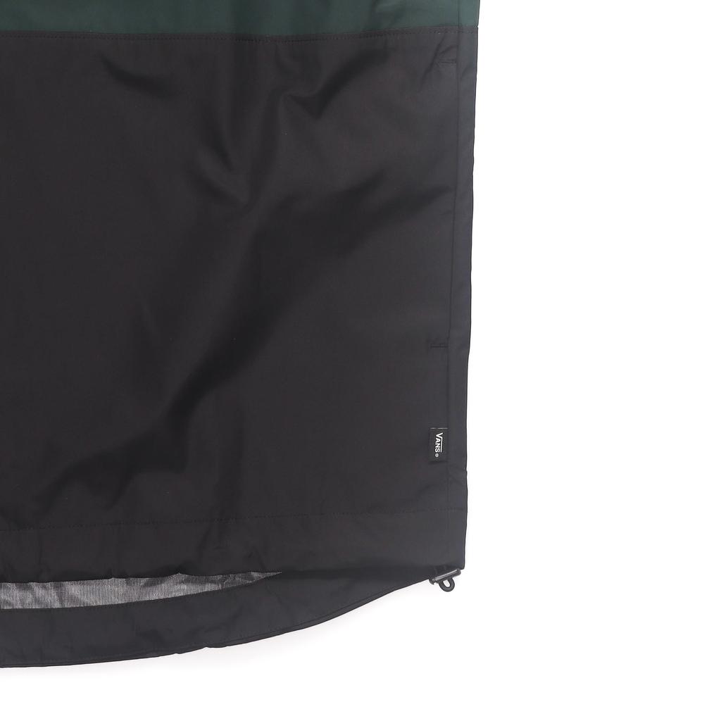 Vans Color-Block Hooded Zip Jacket With Long Sleeves Men Jackets Dark-Green VN0A54O7PRM