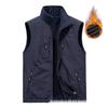Men's Reversible Autumn/Winter Vest - Youth Outdoor Loose Fit Plus Size Sleeveless Gilet (1806A)