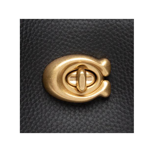 Сумочка Coach Pbbl Willow Tote C0689 чёрный