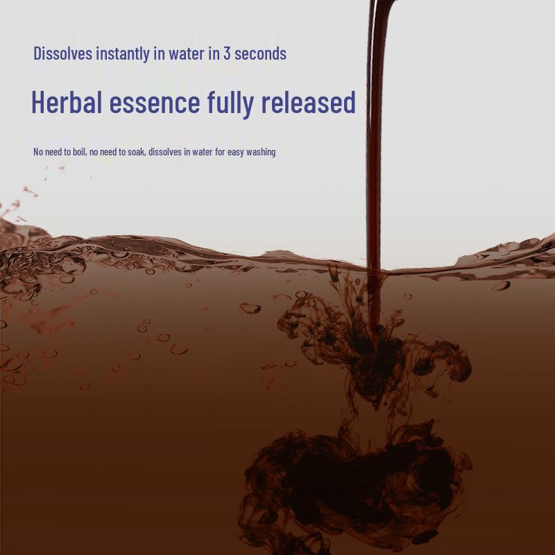 Herbal Foot Soak Concentrate with Safflower & Angelica - No-Boil Formula for Bathing & Steaming