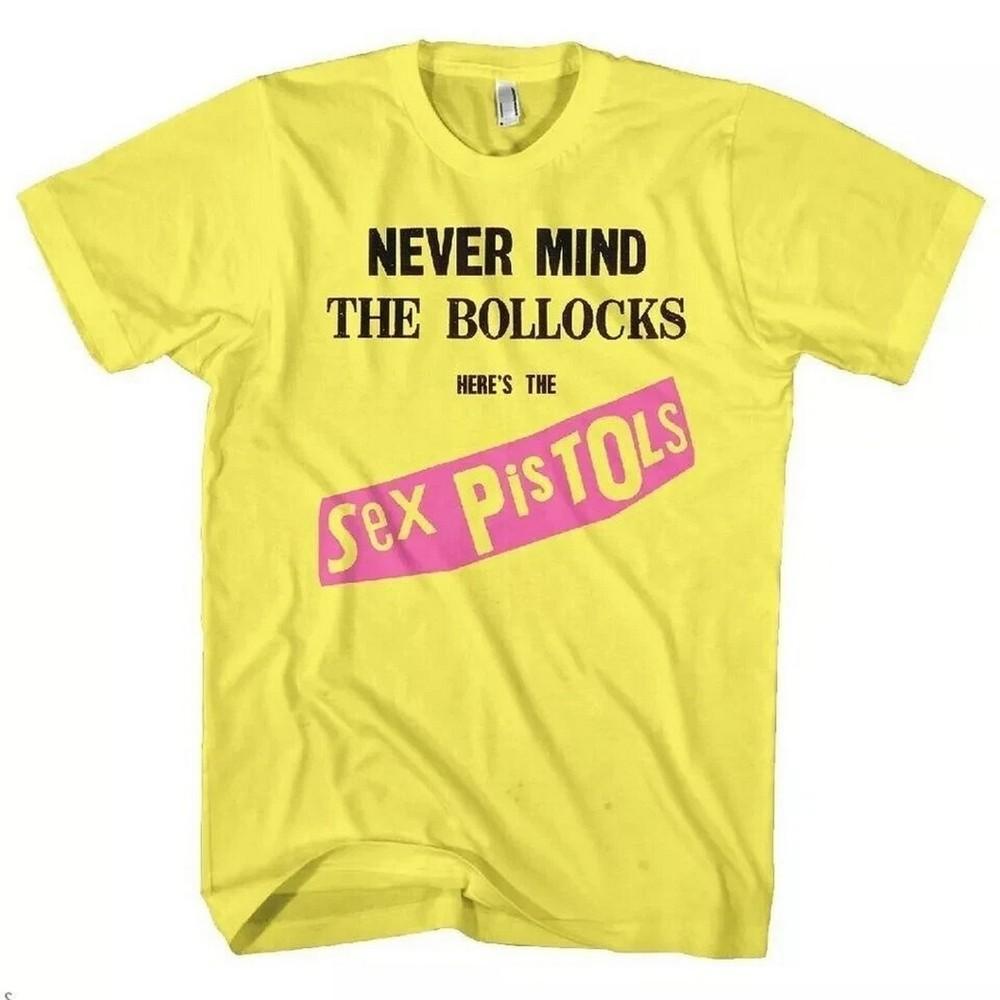 SEX PISTOLS #039Never Mind The Bollocks#039 Album Heavy Cotton Tshirt Size S5XL Unisex T-Shirt XL