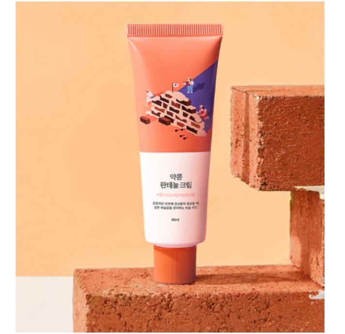 Round Lab Soybean Panthenol Cream 80ml – Calming & Moisturizing Care