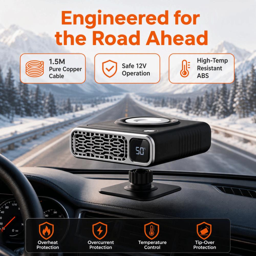 Defrosting and Dehumidifying Fast Heating Car Warmer Windshield Defroster Defogger  Windshield