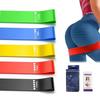 Yoga Pilates Po-Heben Latexband Oberschenkel Hüfte Elastische Taille