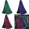 Cosplay Renaissance Kapuzenumhang Mittelalterlicher Stil 5 Farben Halloween Kostüm Film- und Fernsehen Cosplay Outfit