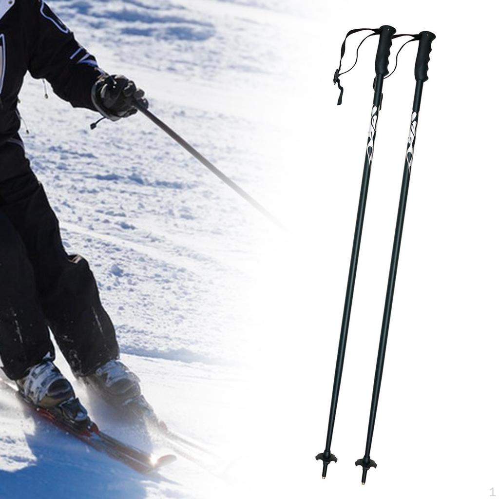 2 Pieces Ski Poles for Men Women Comfortable Gripping Portable Hiking Walking Sticks
