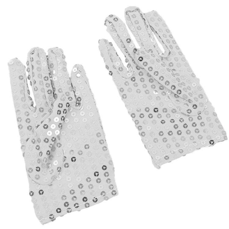 Christmas Party Sequins Gloves Kids Sequins Full Finger Singing Dacing Gloves