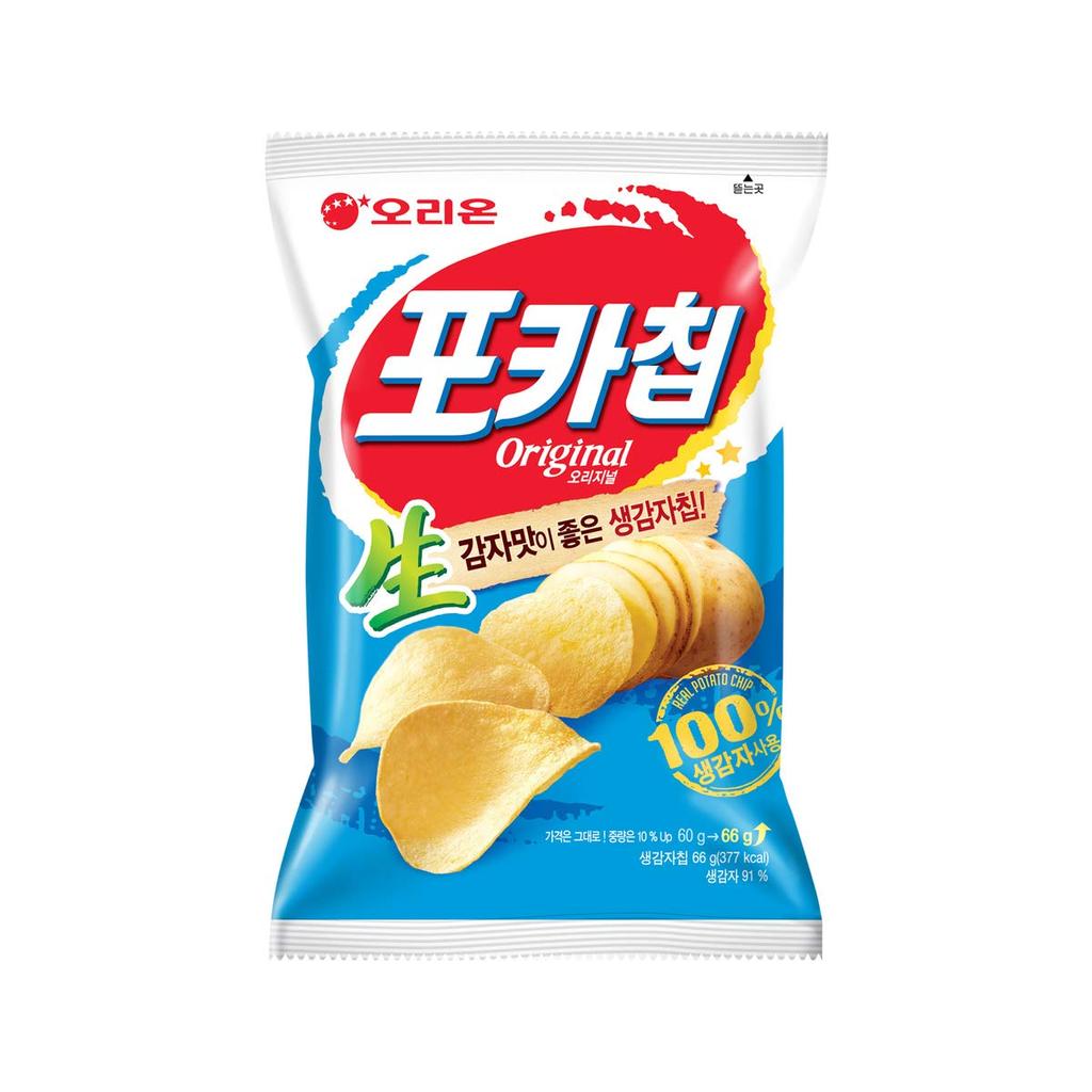 ORION Pokachip Original X 3 (66g) bags/Snacks/Korean souvenirs/Korean sweets/Potato chips/Potatoes/Snacks/Potatoes/Sweets