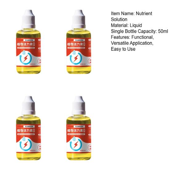 Plant Nutrient Solution 50ml Liquid Fertilizer Promote Rooting Propagation Plant Bloom Booster for Water And Soil Propagation Flowers Fruit Plants