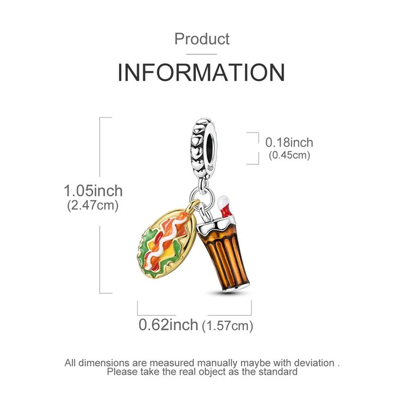 Copper Flower Sunflower Pendant Cross Beer Golden Charms Beads Fit Women Bracelet Jewelry Diy Gifts