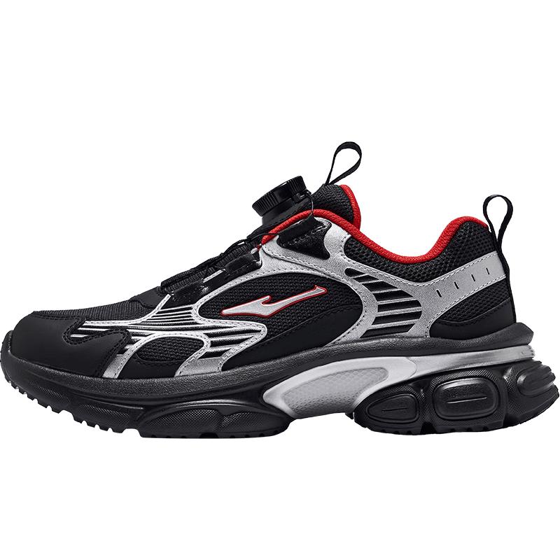 ERKE Kids Rotary Buckle Shock-Absorbing Running Shoes 34