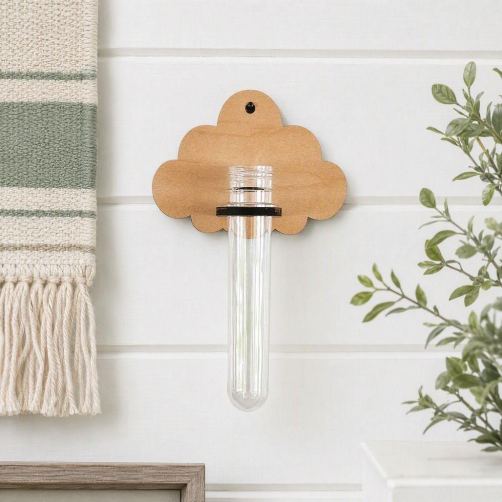 Vase Hydroponic Planter Shelf Home Ornaments Wall Decoration Planter Holder  Home Decor