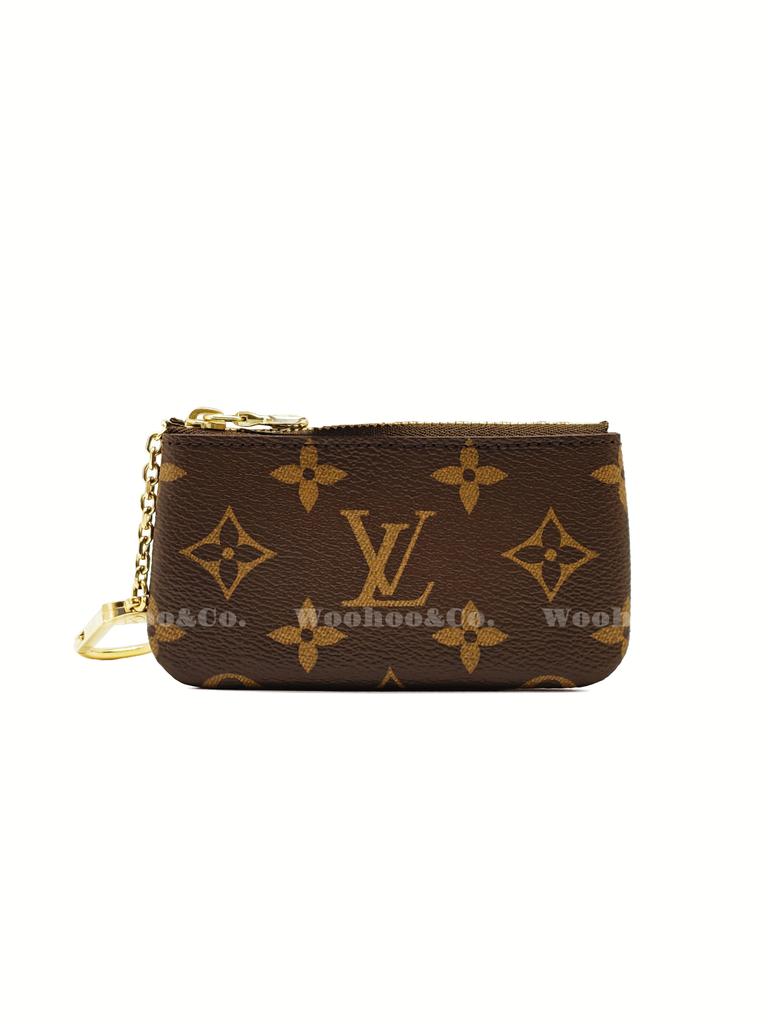 Louis Vuitton Klassische Monogramm-Kette kompakt und tragbar Canvas mit Monogramm-Beschichtung Schlüssel- und Münzbörse Damenstil braun
