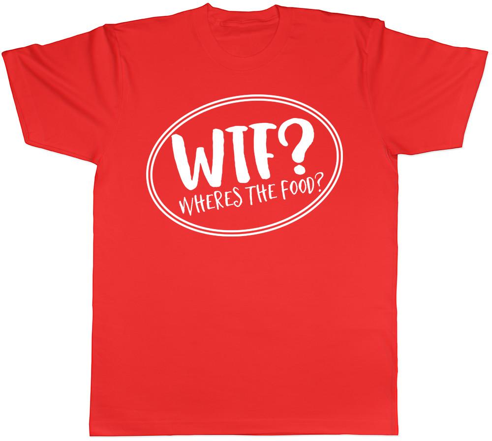 WTF Wheres The Food Unisexs Unisexs Ladies TShirt S