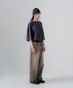 EZKATON Burnett Pigment Wide Pants Brown Mmlp6783