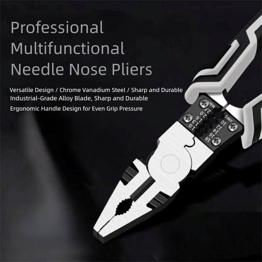 Durable 9-inch Wire Pliers Labor-Saving Multi-functional Removal Pliers Metal Diagonal Plier Electrician Maintenance