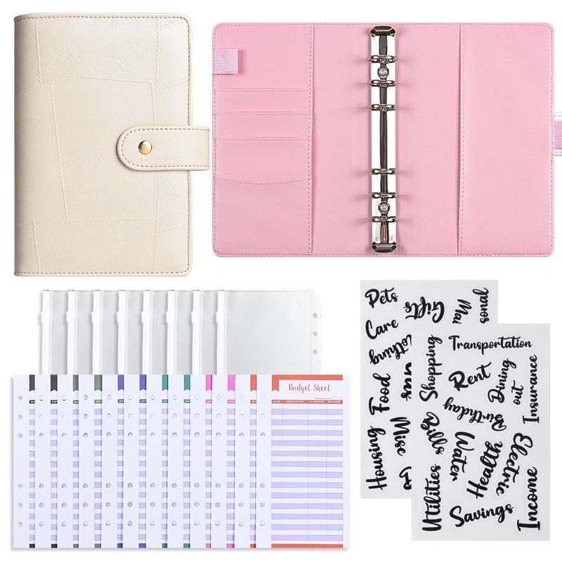 A5 Large Capacity Removable Loose-Leaf Notebook: Simple Design for Students