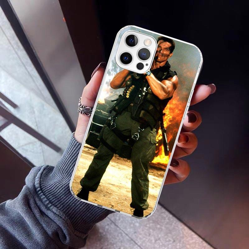 Arnold Schwarzenegger Terminator Phone Case For iPhone 17 Air 16 15 Pro Max 14 Plus 13 Mini 12 11 Cover 7 8 SE Silicone Shell Pr