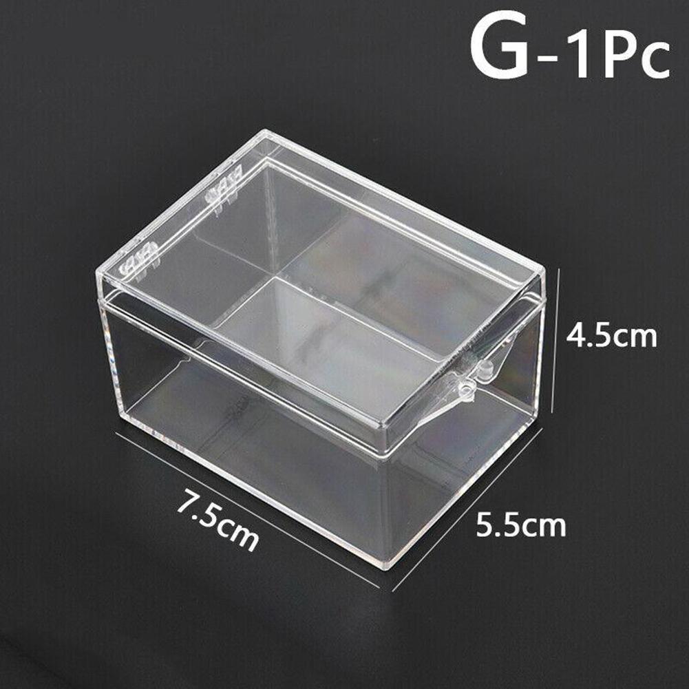 Transparent Storage Case Many Sizes Plastic PC Desktop Storage Boxes Rectangular Insect Specimen Jewelry Display Storage Boxes