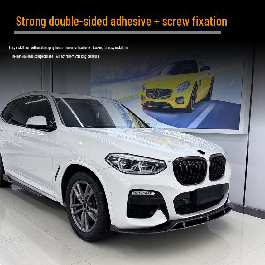 BMW X3 G01/X4 G02 Early M Sport Black Warrior Front Lip Splitter Spoiler