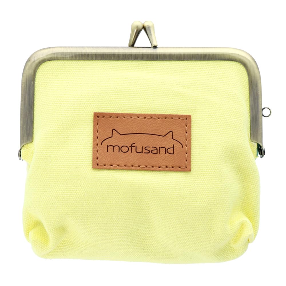 Sunstar Stationery Mofusand Mini Pouch with Embroidered Clasp and S2323621 Footprints,