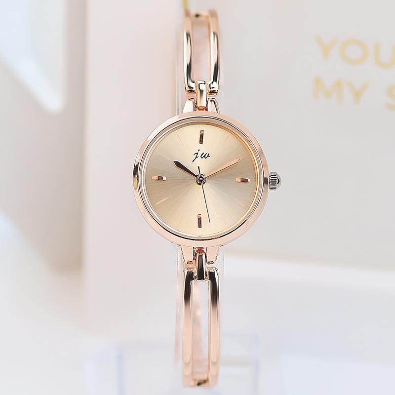 

UTHAI CQ362 Simple circular Women watch,high-end alloy fashion braceletquartz watchlight luxury clock giftwatches for woman