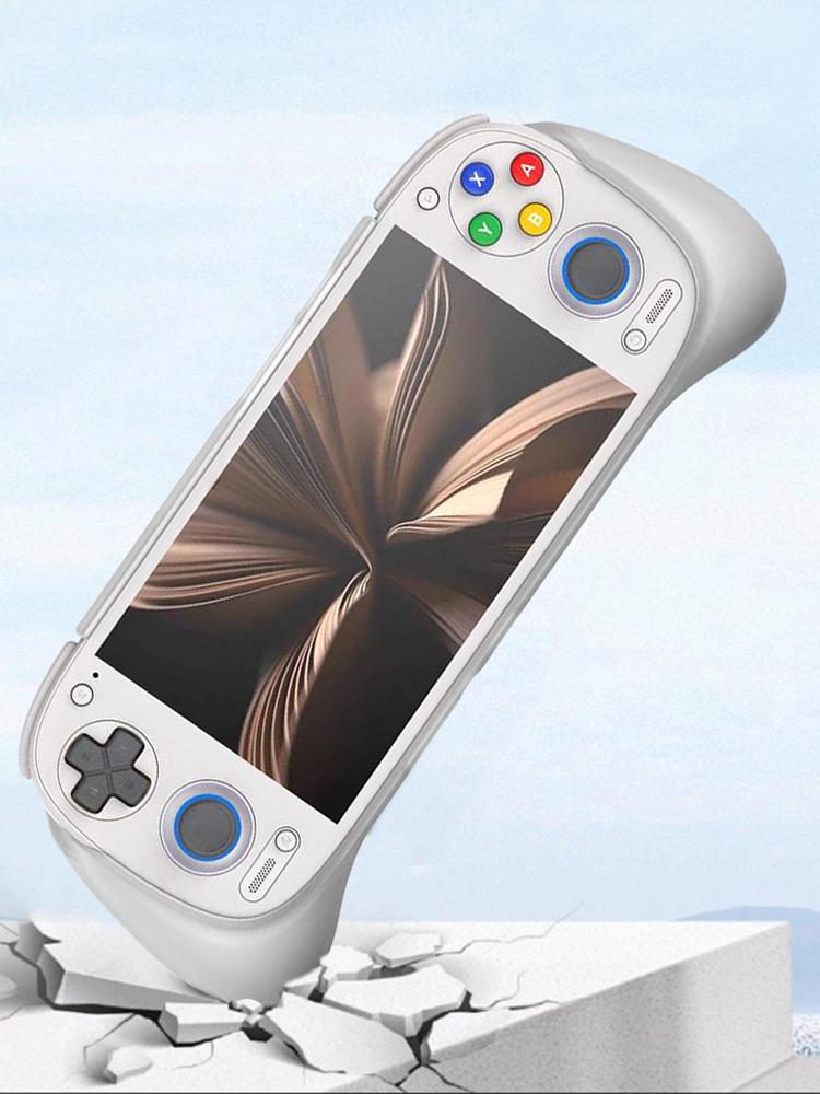 For Retroid Pocket 5 Game Console Grip Protective Case Anti Drop Grip Stand Holder TPU Shell Case for RP5 Game Console Grip