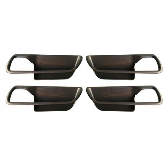 For toyota Highlander - Interior Wood grain Door Handle Panel Cover trim