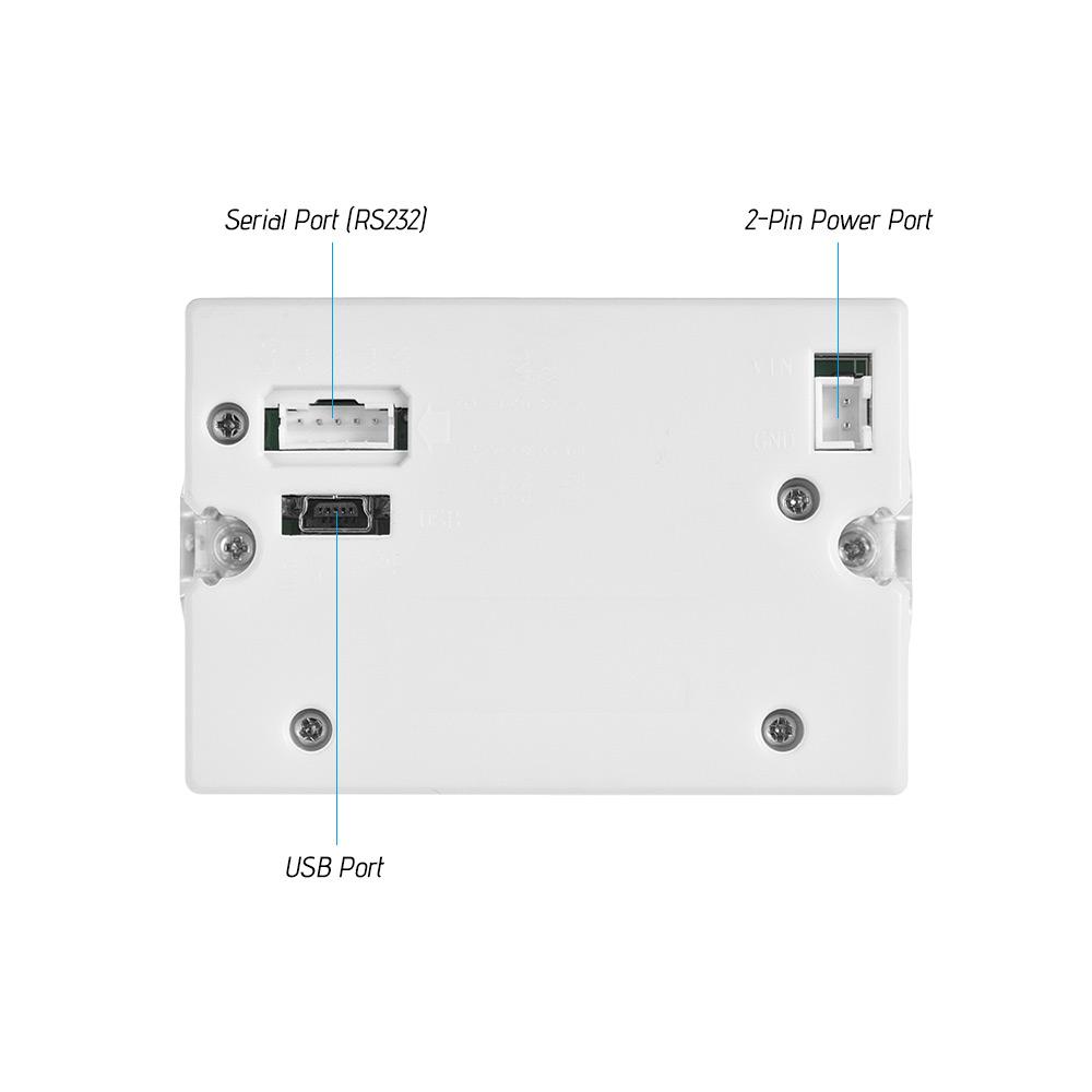 GOOJPRT QR204 58mm Ενσωματωμένος Θερμικός Εκτυπωτής Αποδείξεων 232 + USB Διεπαφή Υψηλής Ταχύτητας Εκτύπωσης 50-85mm Κελσίου