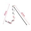 Cat Feather Toy Teaser Catcher with Bell Interactive Kitten Educational Gift Pet