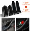 Car Front ide Car Door Storage For Tesla Model 3 Model Y Pallet Armrest Container Box Cover Grab Handle Storage Box