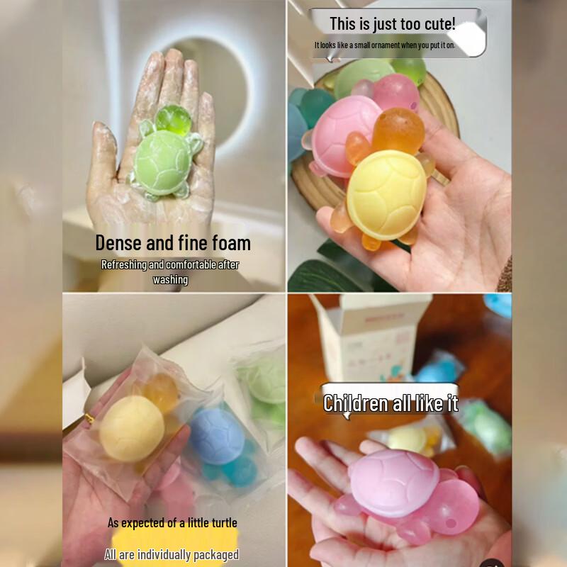 AIFUJIAPIN Little Turtle Handmade Soap Set