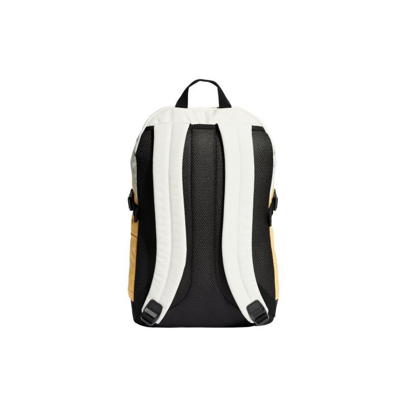 Adidas Recycled Polyester Backpack Unisex Ivory White & Light Yellow & Black Adidas IT5363