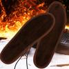Unisex USB Electric Powered Plush Heating Heated Insoles Foot Shoes Warmer Pads