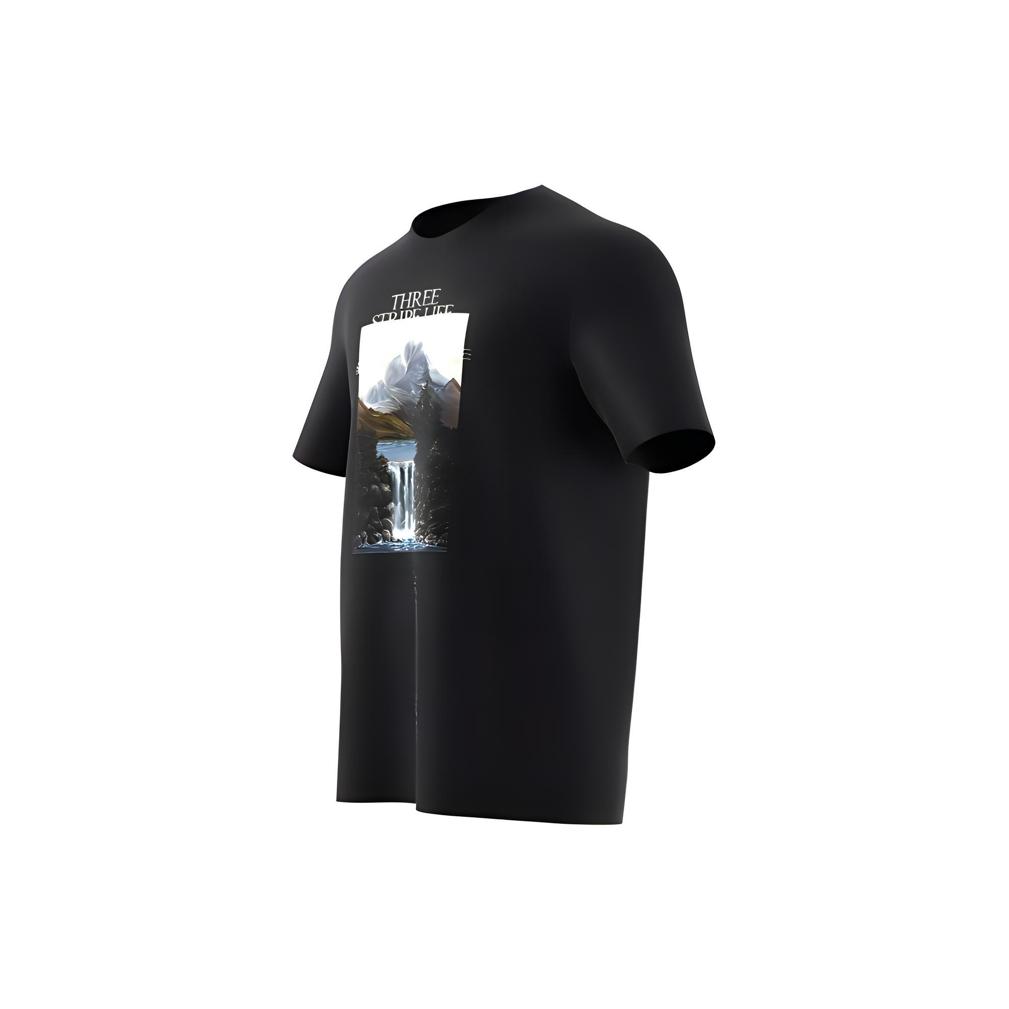 Мужская футболка Adidas с втачным рукавом Черная GN6852 L