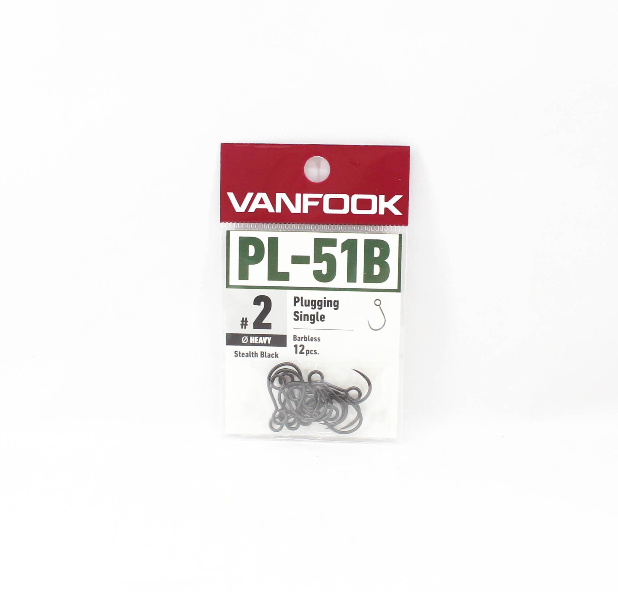 

Vanfook PL-51B Затыкающий одинарный крючок без бородки, размер 2 (9948)