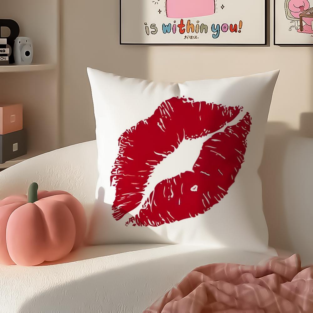 

Sweet Romantic Cute Art Heart Shape Cushion Cover Pillowcase Short Plush Invisible zipper Room Sofa Cushion Cover 30X30cm