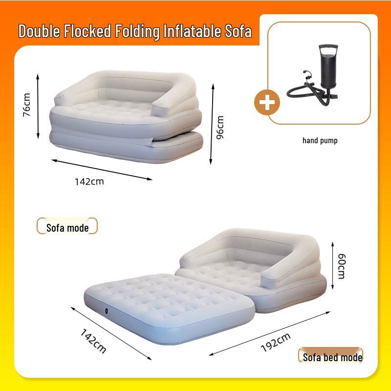 Canapé-lit Gonflable Portable d'Extérieur et Coussin d'Air de Camping