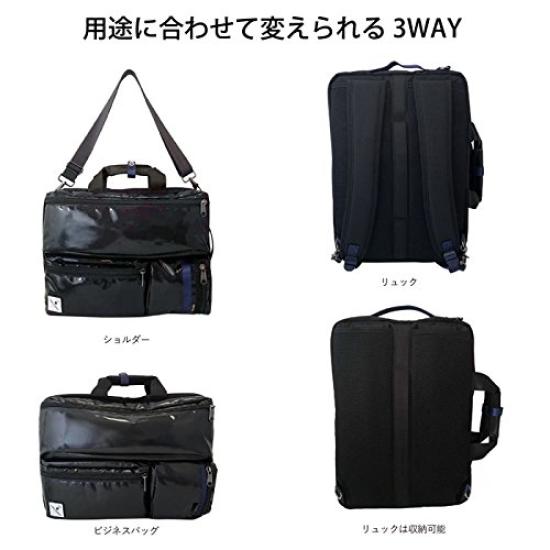 FireFirst Cordura 3-Way Travel Business Bag, Medium, Black