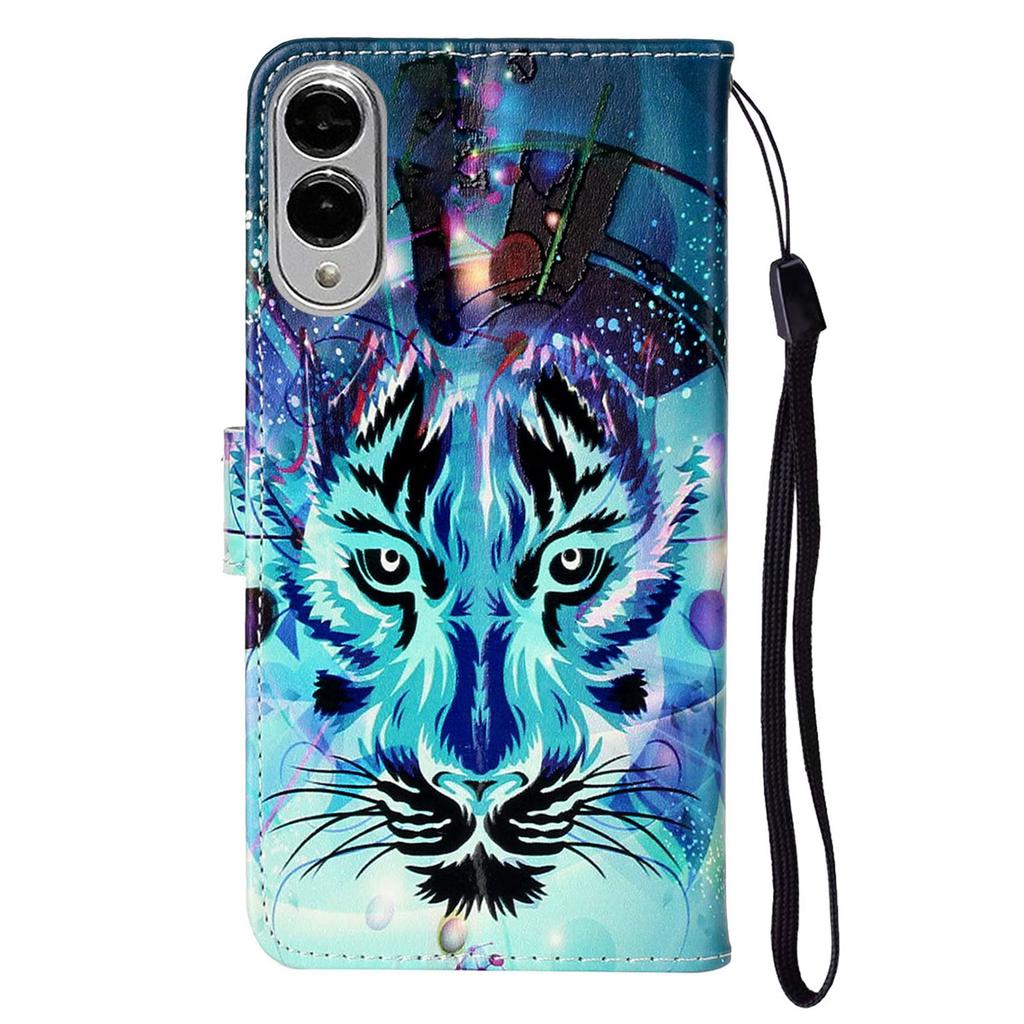 For Samsung Galaxy S25 Edge Case Pattern Leather Wallet Phone Cover with Card Holder