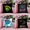 Mr Gaming BeastES Blogger Pillow Case Soft Plush Fabric DoubleSided Printed Cushion Cover Warm Winter Sofa Pillow Case