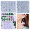 Leaves-shaped Earring Combination Earring Mold Epoxy Resin Jewelry Mold Resin Casting Pendant Mold Suitable
