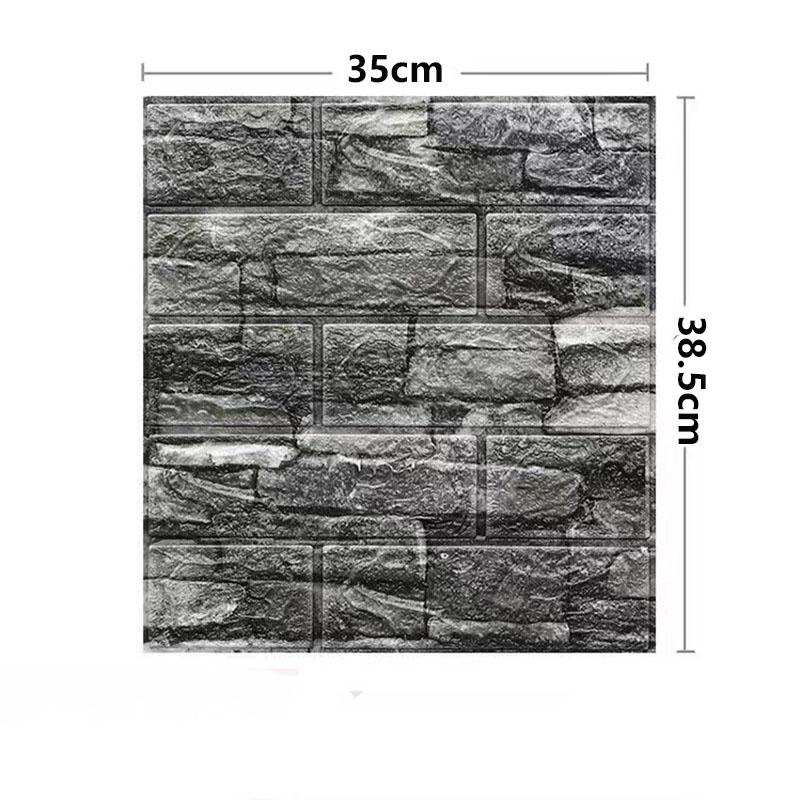 1PC 3D Wall Decals for Bedrooms Self-adhesive Wallpaper for Living Rooms, Kitchens and Bathrooms 35cm × 38.5cm