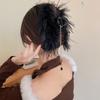 Big Large Satin Bow Ribbon Hair Clip Fashion Elegant Temperament Women Girls Ponytail Clip Ribbon Hair Clips Wedding Hair Accessories Gifts