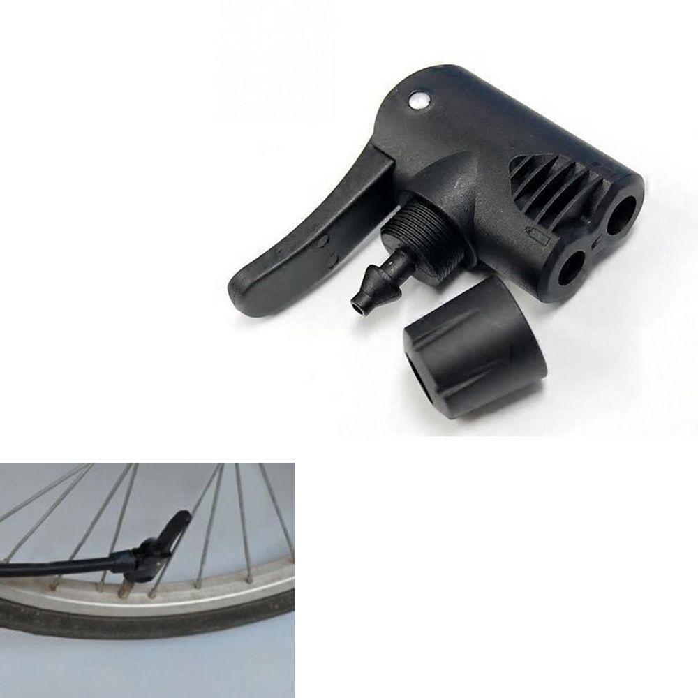 Schrader/Presta Dual Head Pumping Parts Service Bicycle Pump Nozzle Hose Adapter Valve Convertor