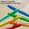 ENMY Crayon Retractable Gel Tempera Crayons for and Doodling On and 48-Color Set Water-Washable, Crayons. Break-Resistant Drawing, Coloring, Paper,