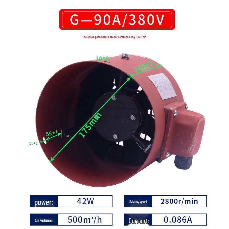 Riqian Variable Frequency Motor Cooling Fan